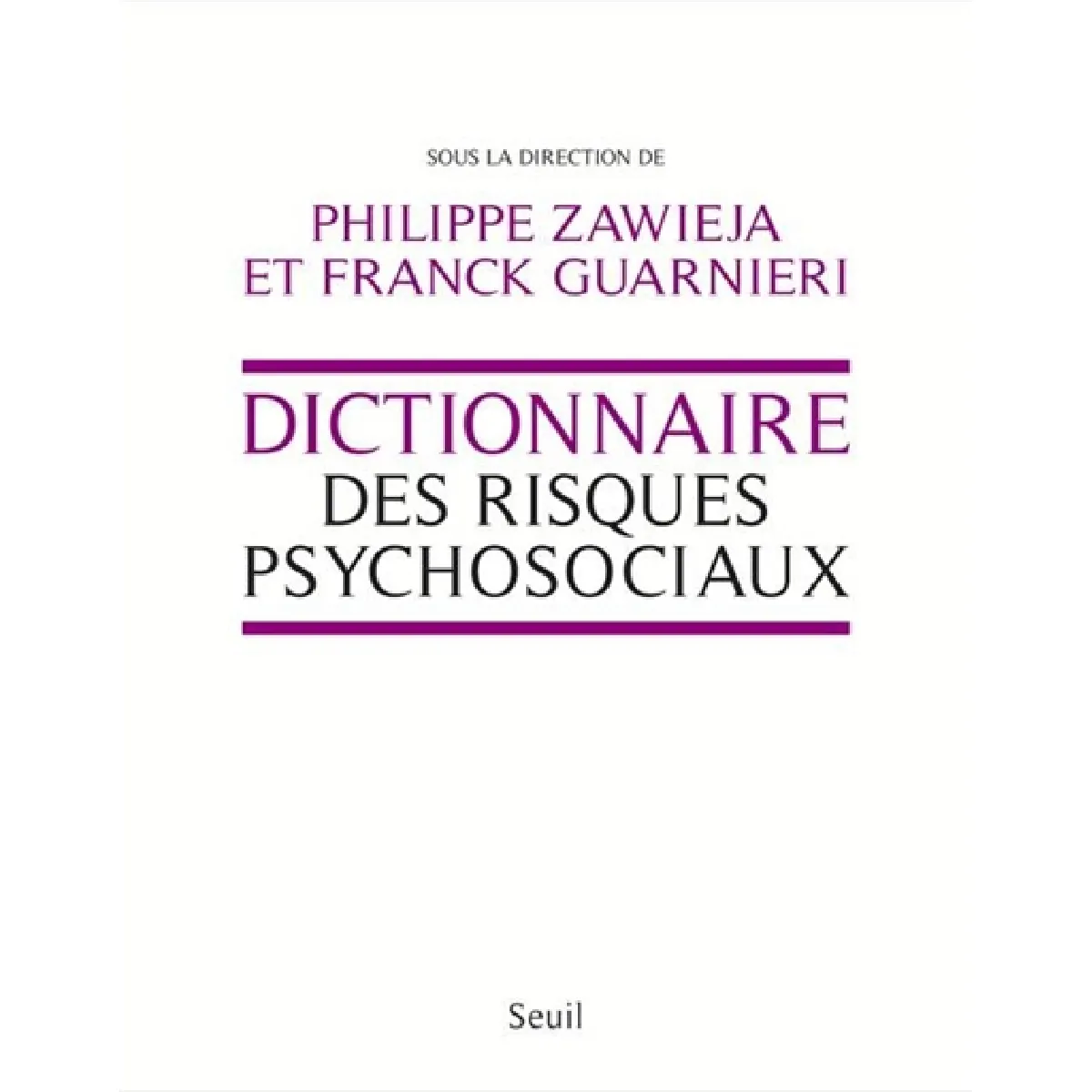 Acheter Dictionnaire des risques psychosociaux État correct - 14,49 € Dictionnaire des risques psychosociaux État correct N/A (Il ne s'agit pas d'une marque reconditionné disponible sur Rue du Commerce Seconde Vie