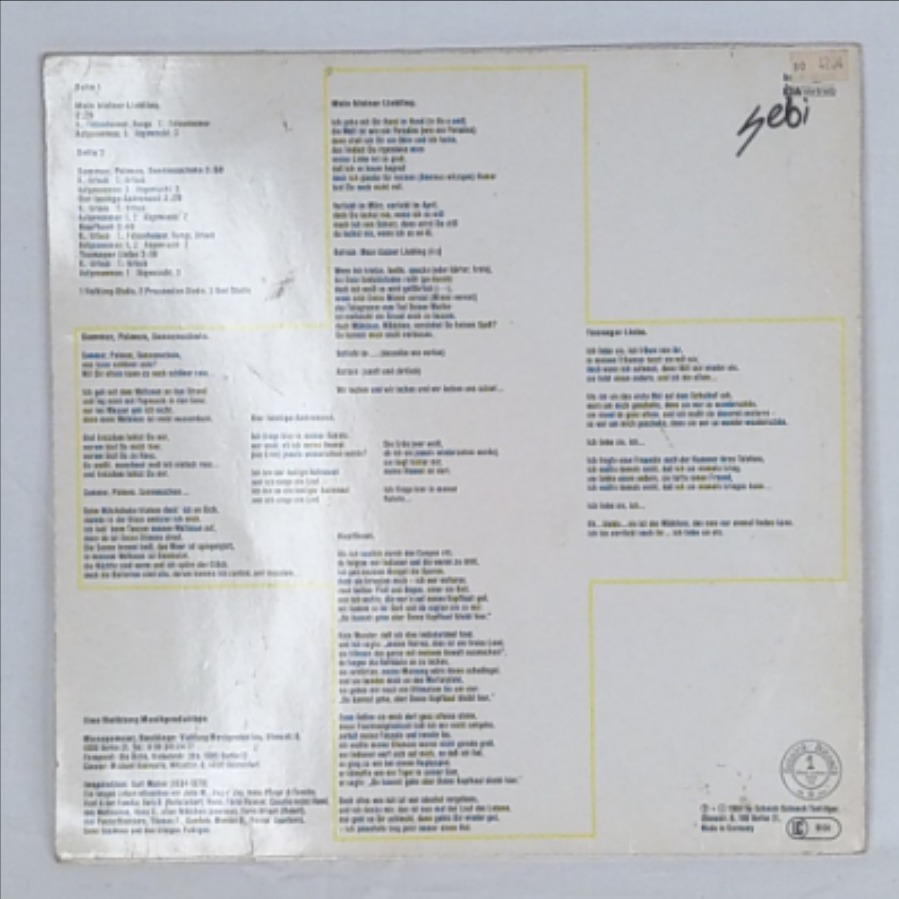 Voir photo 2 de Die Arzte - uns geht's prima - vinyle 45 T Die Arzte - uns geht's prima - vinyle 45 T Bon état reconditionné photo 2