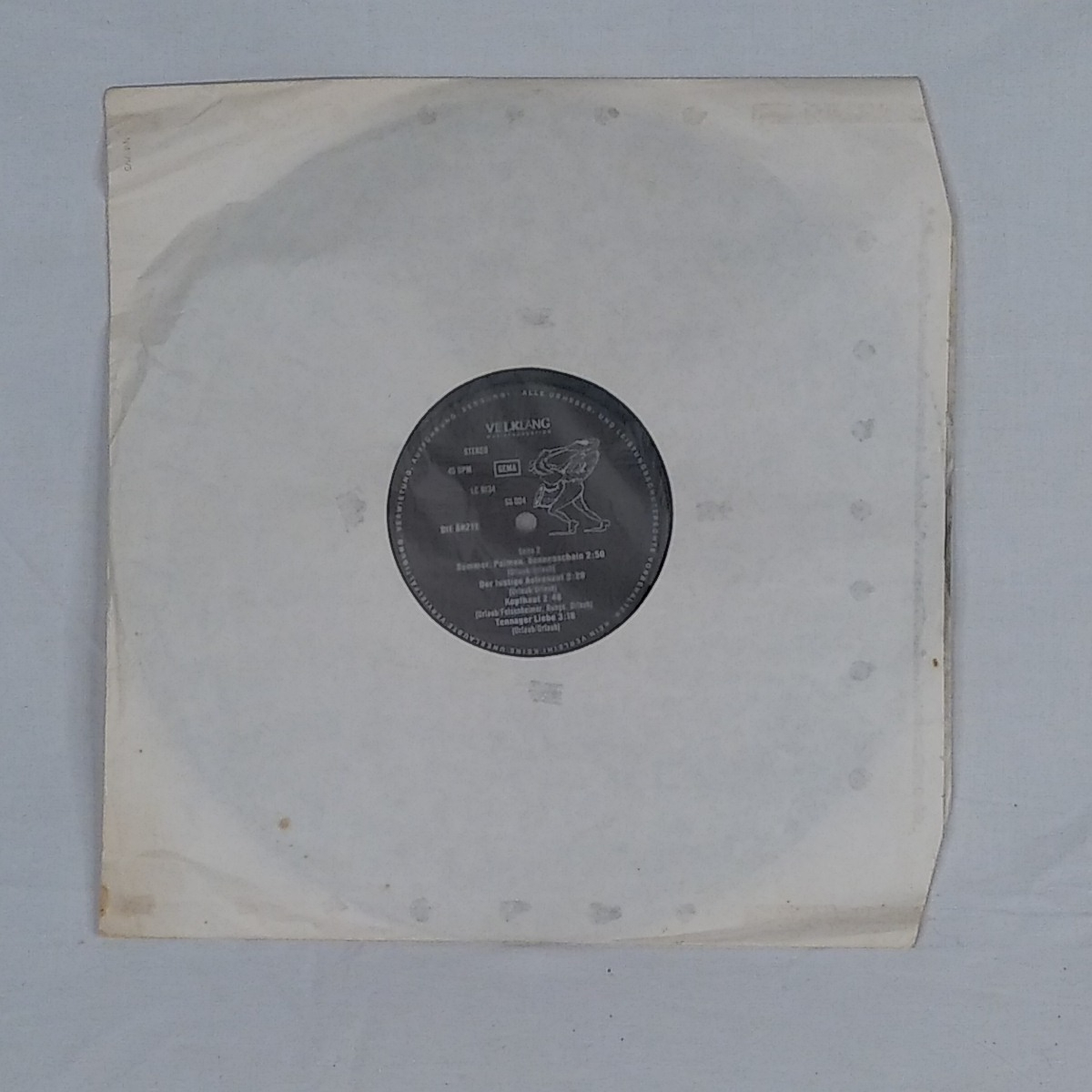 Voir photo 6 de Die Arzte - uns geht's prima - vinyle 45 T Die Arzte - uns geht's prima - vinyle 45 T Bon état reconditionné photo 6