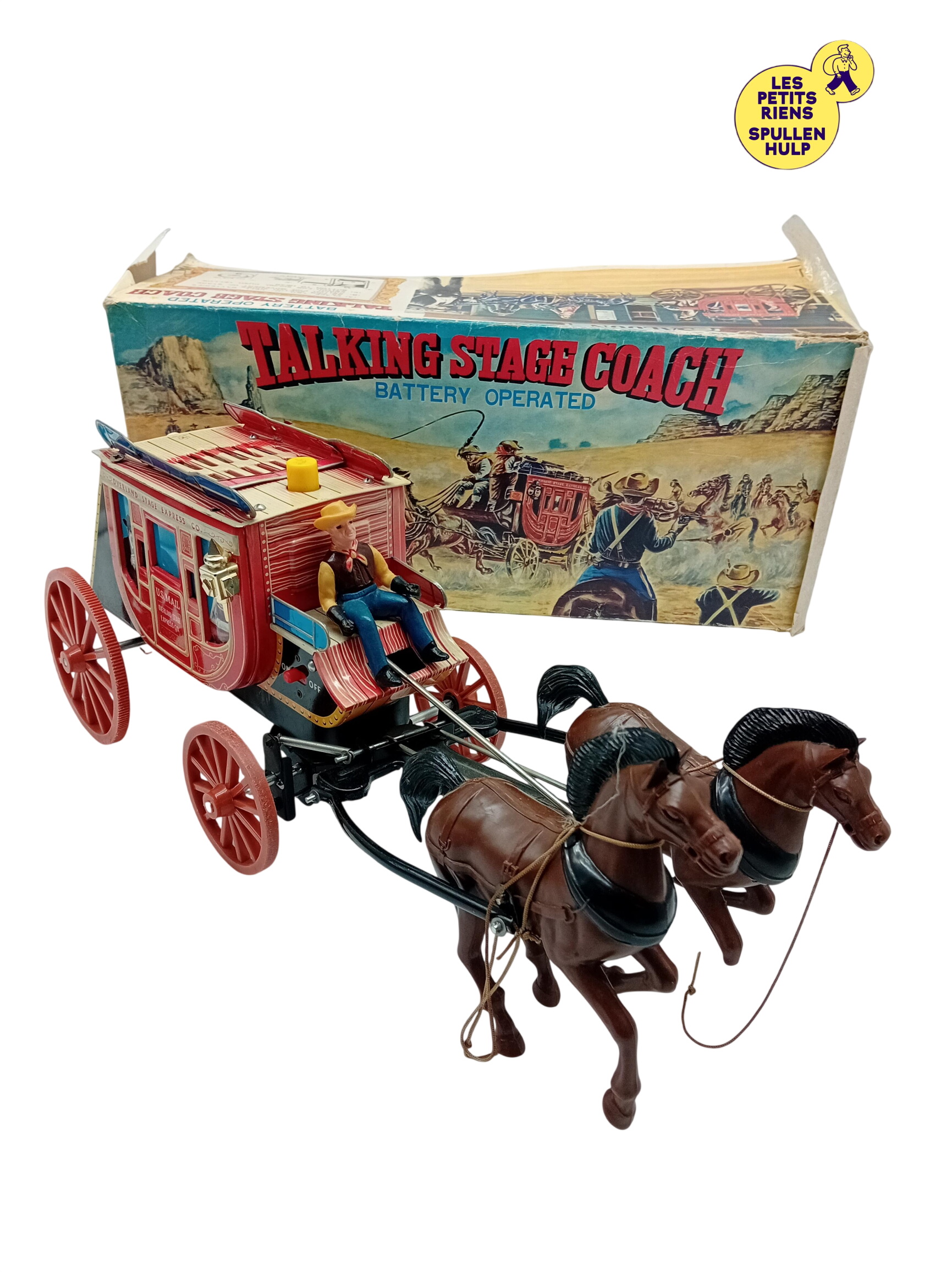 Acheter Diligence Vintage Talking Stage Coach À Piles (b736) Bon état - 125,00 € Diligence Vintage Talking Stage Coach À Piles (b736) Bon état reconditionné disponible sur Label Emmaüs