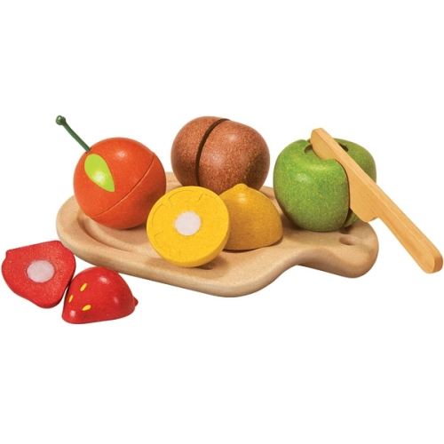Dinette Assortiment de fruits à découper Plan Toys en bois État correct N/A (je n'ai pas pu déterminer la marque reconditionné disponible sur Fnac