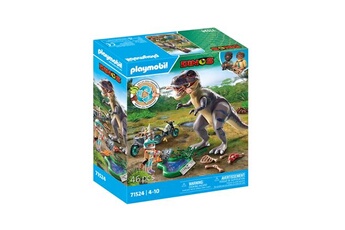 Dinos 71524 Explorateur avec moto et tyrannosaure Bon état Playmobil reconditionné disponible sur Darty
