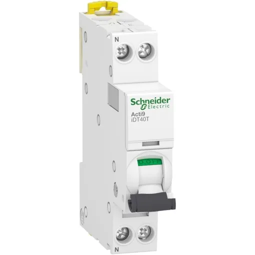 Disjoncteur modulaire ACTI9 IDT40T Schneider Electric 1PN courbe C 4500 A 6 kA A9P22610 occasion reconditionné disponible sur Rakuten
