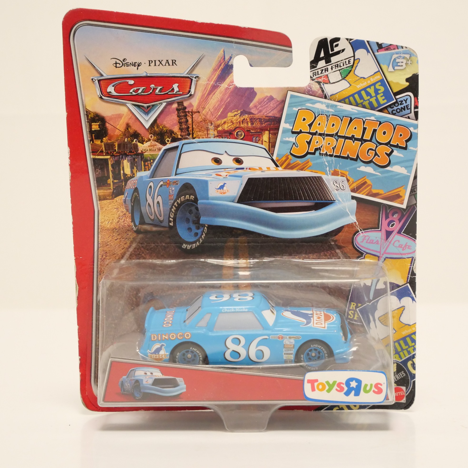 Voir photo 2 de Disney Pixar - lot de 3 voitures miniatures Flash Mc Queen, Mater Hook des Cavernes, Dinoco Chick Hicks- Echelle 1:55 Disney Pixar - lot de 3 voitures miniatures Flash Mc Queen, Mater Hook des Cavernes, Dinoco Chick Hicks- Echelle 1:55 Très bon état reconditionné photo 2