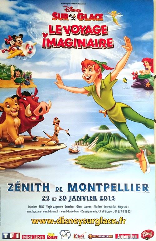 Disney Sur Glace - 40x60 cm - AFFICHE / POSTER État correct reconditionné disponible sur Fnac