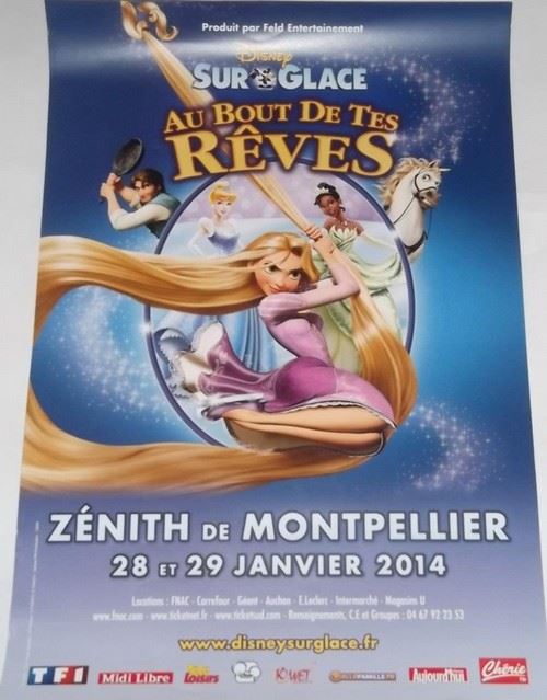 Disney Sur Glace - 80x120 cm - AFFICHE / POSTER État correct - 14,99 € Disney Sur Glace - 80x120 cm - AFFICHE / POSTER État correct reconditionné disponible sur Fnac