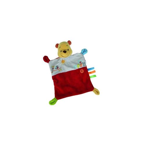 Disney Winnie Lourson Doudou Carre Rouge Et Blanc État correct Disney reconditionné disponible sur Fnac