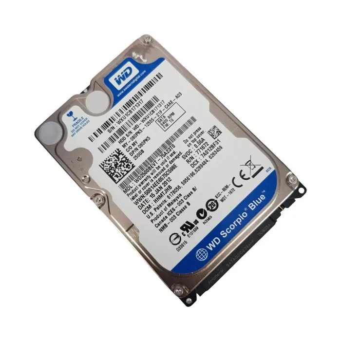 Disque Dur 250Go SATA 2.5 Western Digital WD2500BEVT-75A23T0 5400rpm 8Mo refurbished reconditionné disponible sur Cdiscount Seconde Vie