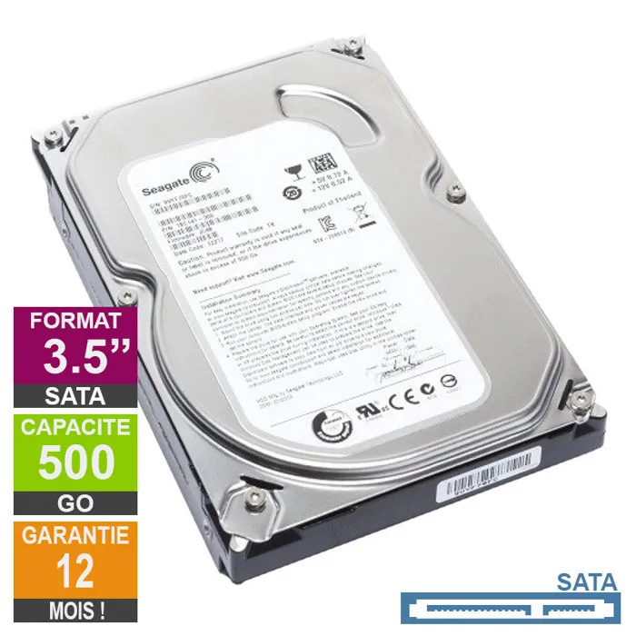 Acheter Disque Dur 500Go SATA 3.5 Seagate Barracuda ST3500413AS 20mm 7200rpm 16Mo Reconditionné - 23,75 € Disque Dur 500Go SATA 3.5 Seagate Barracuda ST3500413AS 20mm 7200rpm 16Mo Reconditionné Seagate reconditionné disponible sur Cdiscount Seconde Vie