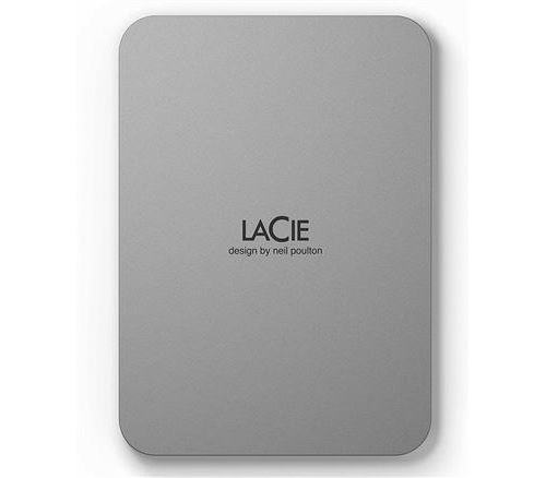 Disque dur externe LaCie Mobile Drive STLP1000400 1 To Lune argentée État correct LaCie reconditionné disponible sur Fnac