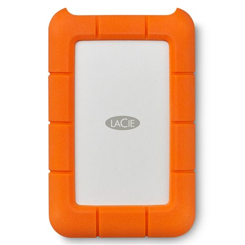 Disque Dur Externe Portable LaCie Rugged Mini USB 3.0 4 To Orange État correct LaCie reconditionné disponible sur Fnac
