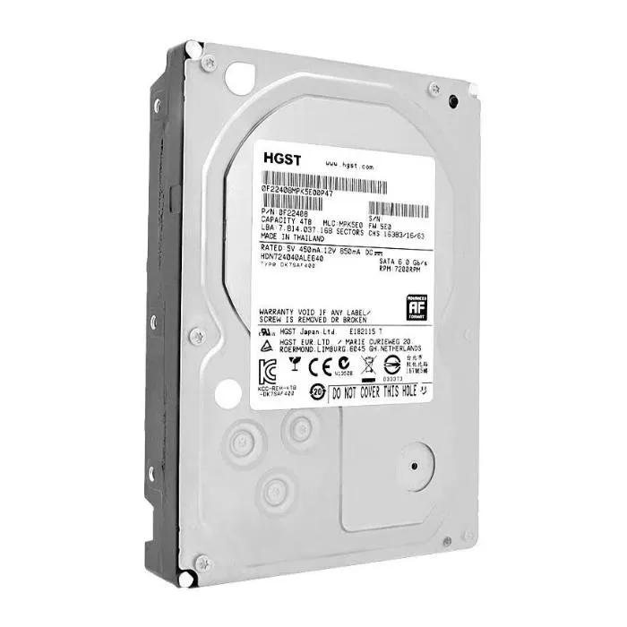 Disque dur interne HGST Ultrastar 7K4000 4 To 3.5 SATA 6 Gb/s 7200 tr/min Reconditionné - 149,00 € Disque dur interne HGST Ultrastar 7K4000 4 To 3.5 SATA 6 Gb/s 7200 tr/min Reconditionné Hitachi Global Storage Technologies reconditionné disponible sur Cdiscount Seconde Vie | Dero