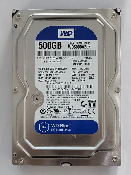 Disque dur interne WD Caviar Blue 500GB 35 WD5000AZLX 7200 tr 32 Mo de Cache refurbished reconditionné disponible sur Cdiscount Seconde Vie
