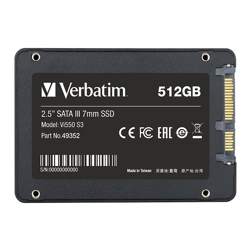 Disque Dur Ssd Interne Verbatim Sata 512go Vi550 S3 Bon état - 79,98 € Disque Dur Ssd Interne Verbatim Sata 512go Vi550 S3 Bon état reconditionné disponible sur Electro Depot