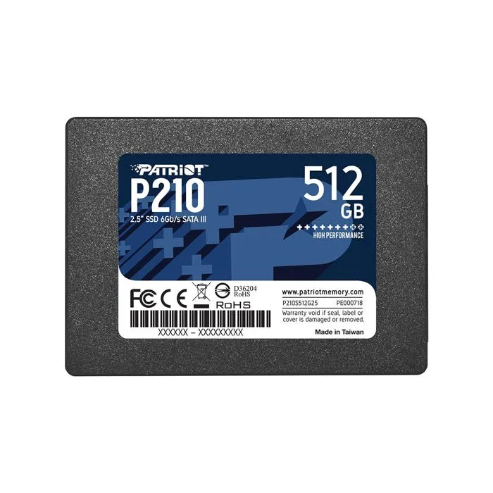Disque dur SSD P210 S-ATA Reconditionné Patriot reconditionné disponible sur Cdiscount Seconde Vie
