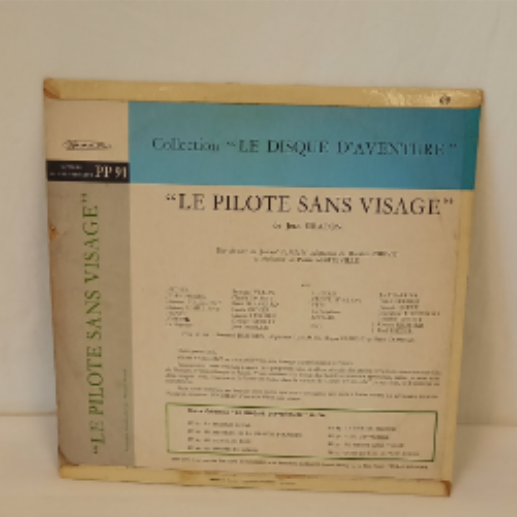 Voir photo 2 de Disque LES EXPLOITS DE MICHEL VAILLANT. Le Pilote sans visage. Disque LES EXPLOITS DE MICHEL VAILLANT. Le Pilote sans visage. Bon état reconditionné photo 2