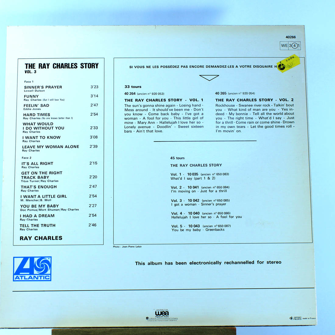 Voir photo 2 de Disque vinyle The Ray Charles Story Vol.3 Disque vinyle The Ray Charles Story Vol.3 Bon état reconditionné photo 2