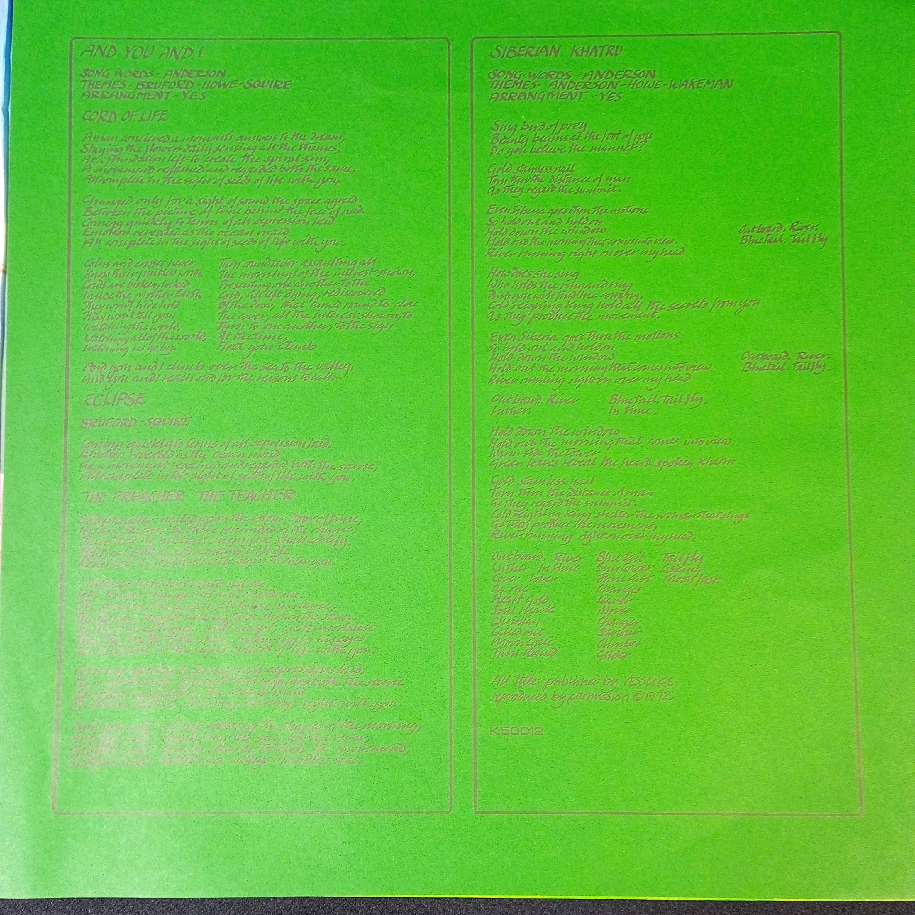 Voir photo 7 de Disque Vinyle YES // Disque Vinyle YES // État correct reconditionné photo 7