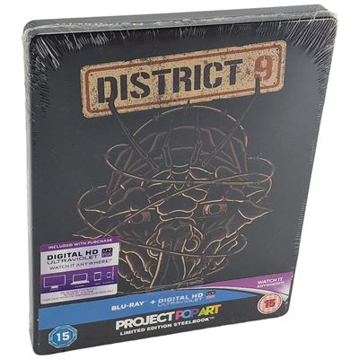 District 9 Blu-ray Steelbook Zavvi limitée à 2000 exemplaires 2015 Region Libre État correct reconditionné disponible sur Fnac | Dero
