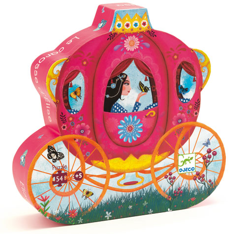 Djeco Puzzle Le carosse d'Elise 54 pièces État correct reconditionné disponible sur Fnac