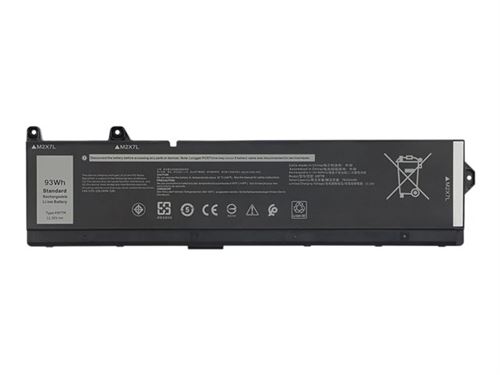 DLH - Batterie de portable (équivalent à : Dell X9FTM, Dell 0X9FTM, Dell 965V4, Dell 5JMD8) - lithium-polymère - 8050 mAh - 93 Wh - pour Dell Precision 7670, 7680, 7770, 7780 État correct N/A reconditionné disponible sur Fnac