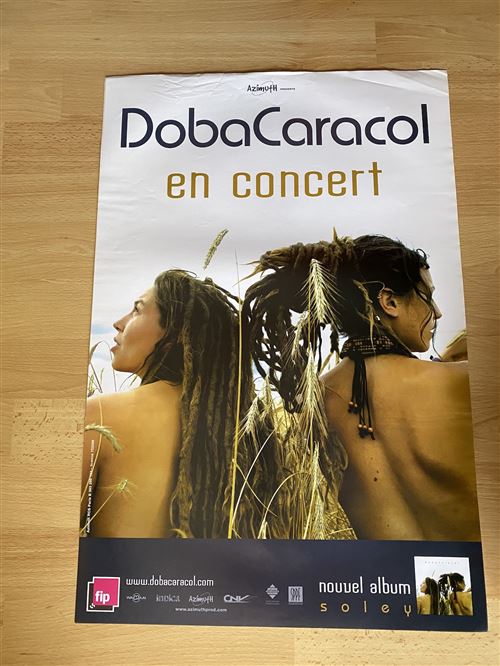 Doba Caracol - En Concert - Soley - 40x60cm - Affiche État correct reconditionné disponible sur Fnac