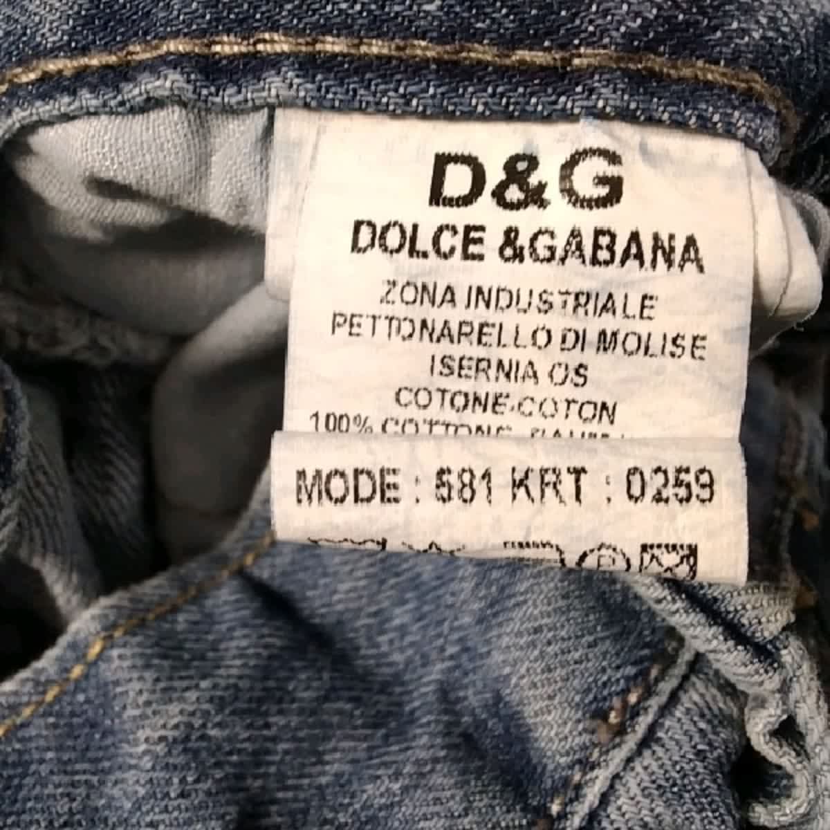 Voir photo 5 de Dolce & Gabbana - jeans en coton - taille 46 Dolce & Gabbana - jeans en coton - taille 46 Très bon état reconditionné photo 5