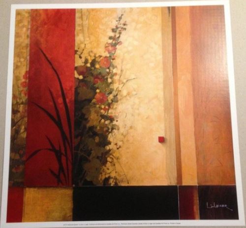 Don Li-Leger - Hollyhock Garden - 40x40 cm - AFFICHE / POSTER État correct N/A reconditionné disponible sur Fnac