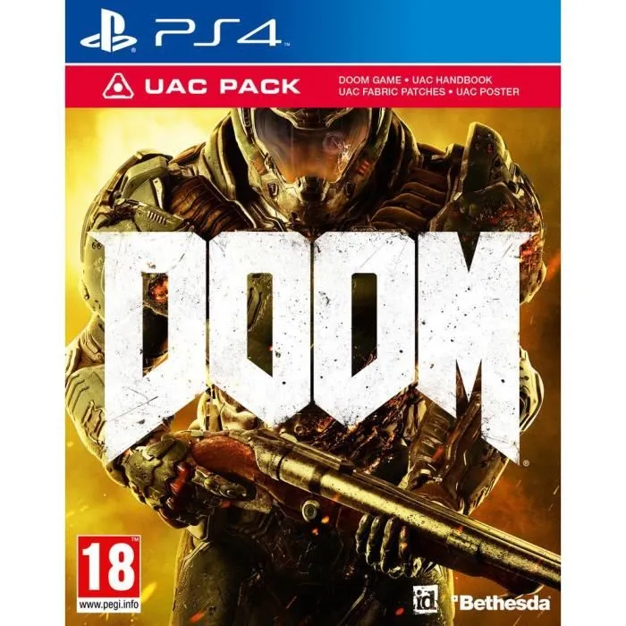 DOOM UAC Pack Jeu PS4 Reconditionné Bethesda reconditionné disponible sur Cdiscount Seconde Vie | Dero