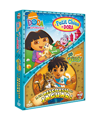 Dora : Le Petit chien de Dora - Diego à la rescousse du jaguar - Bipack État correct reconditionné disponible sur Fnac