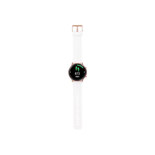 Doro Watch - Rose - Montre connectée avec bracelet - silicone TPU - blanc - affichage 1.28" - Bluetooth - 45 g Bon état reconditionné disponible sur Rakuten