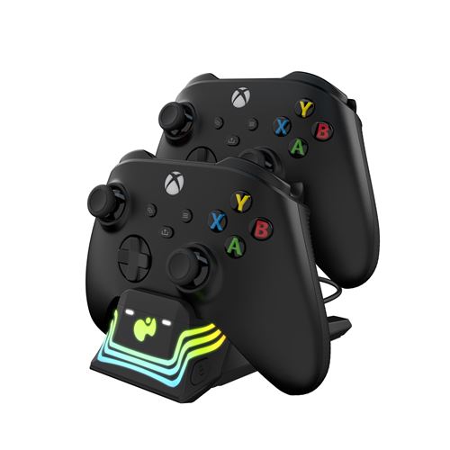 Double chargeur Pdp Afterglow Wave pour Xbox Noir État correct reconditionné disponible sur Fnac