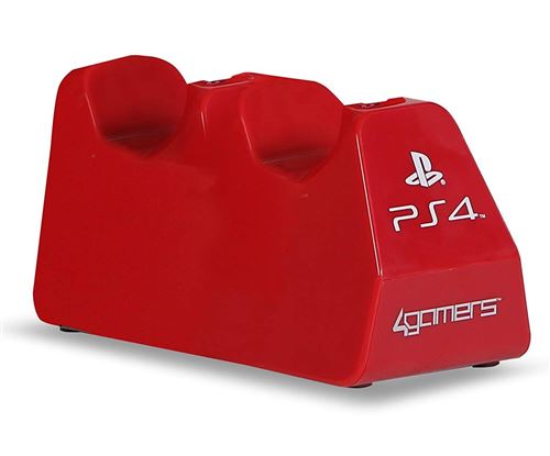 Acheter Double chargeur USB 4Gamers Rouge pour Manettes PS4 État correct - 18,79 € Double chargeur USB 4Gamers Rouge pour Manettes PS4 État correct reconditionné disponible sur Fnac