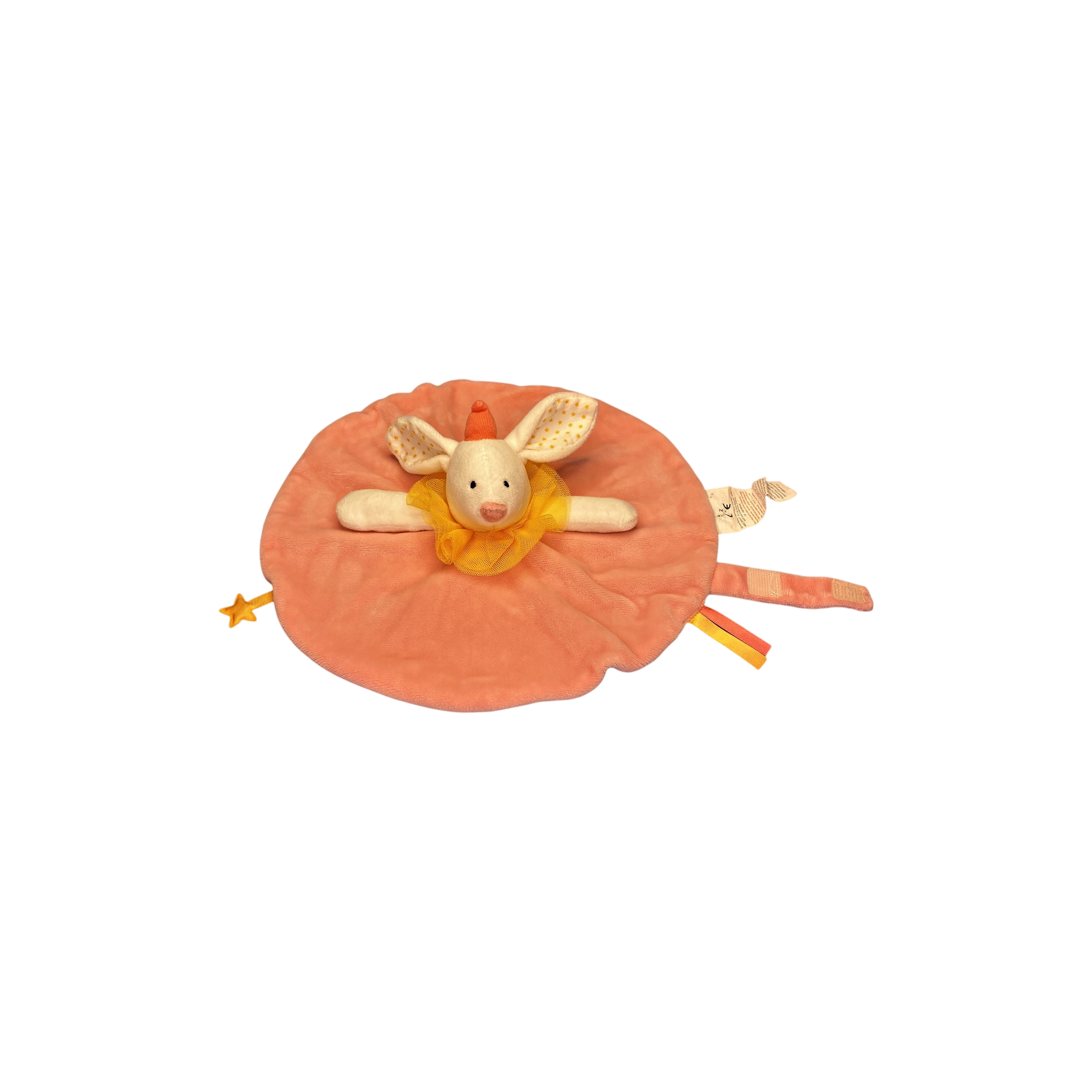 Doudou plat - Lapin rose Très bon état - 11,12 € Doudou plat - Lapin rose Très bon état reconditionné disponible sur Label Emmaüs