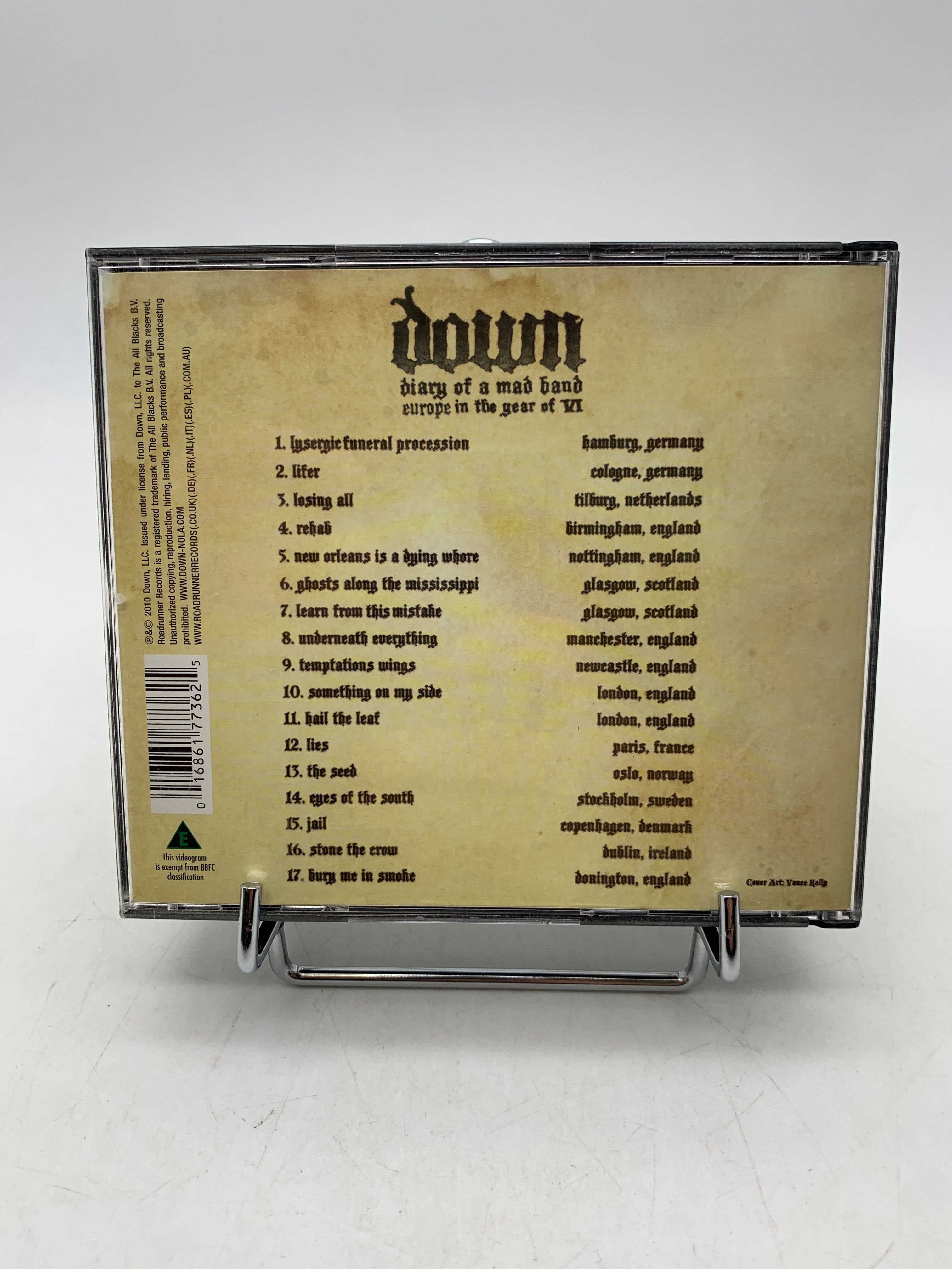 Voir photo 3 de Down, diary of a mad band europe in the gear of VI - coffret cd Down, diary of a mad band europe in the gear of VI - coffret cd Très bon état reconditionné photo 3