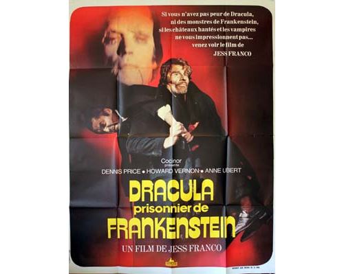 Dracula Prisonier de Frankenstein / A RESTAURER AFFICHE CINEMA ORIGINALE État correct reconditionné disponible sur Fnac