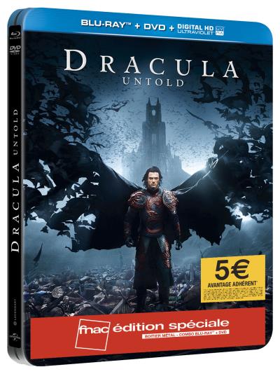 Dracula Untold - Combo Blu-Ray + DVD SteelBook® État correct reconditionné disponible sur Fnac