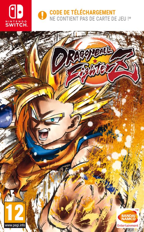 Dragon Ball Fighter Z Code in a Box Nintendo Switch État correct reconditionné disponible sur Fnac