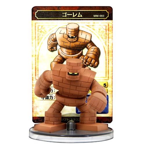 Dragon Quest Monster Museum 003 - Mini figurine Golem, carte de base État correct Square Enix reconditionné disponible sur Fnac