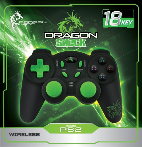 Dragon Shock Manette Sans fil compatible avec PS2 État correct N/A reconditionné disponible sur Fnac