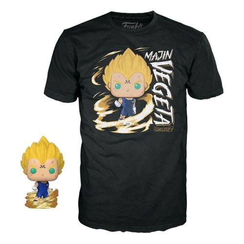 Dragonball Z - Set figurine et T-Shirt POP! & Tee Majin Vegeta (GW) État correct reconditionné disponible sur Fnac