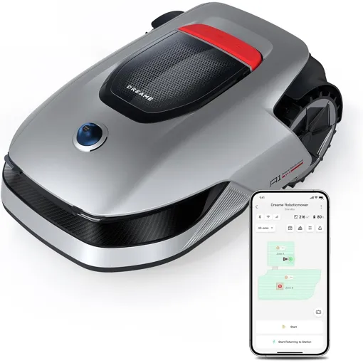 Dreame A1 - Robot tondeuse à gazon Wi-fi - batterie 5 Ah - Largeur de coupe 22 cm Bon état reconditionné disponible sur Rakuten