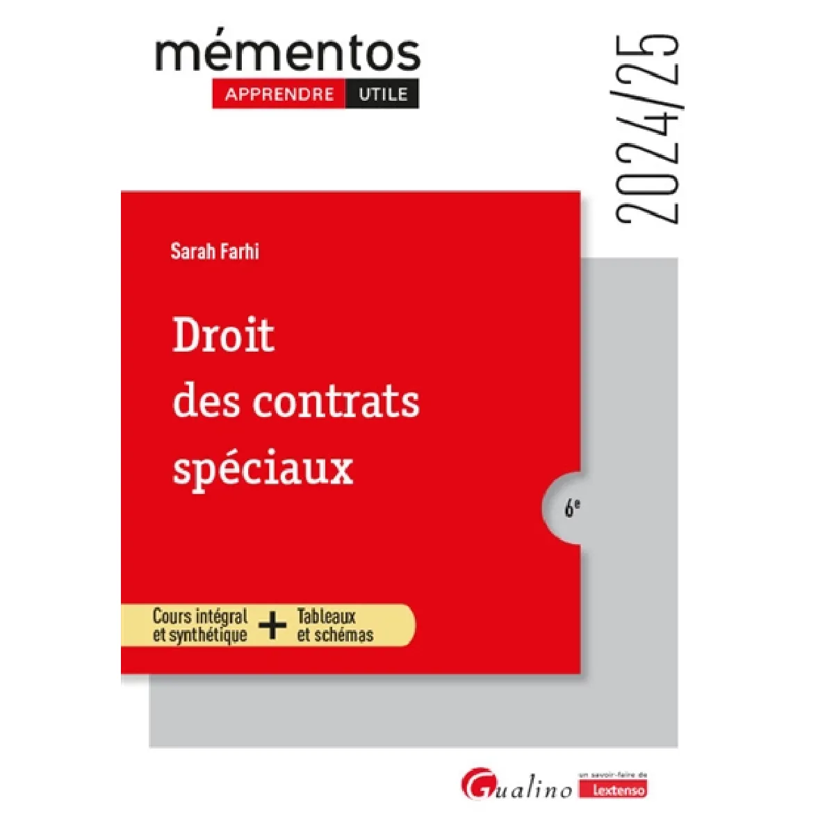 Droit des contrats spéciaux : cours intégral et synthétique + tableaux et schémas : 2024-2025 État correct - 20,93 € Droit des contrats spéciaux : cours intégral et synthétique + tableaux et schémas : 2024-2025 État correct N/A (Il ne s'agit pas d'une marque reconditionné disponible sur Rue du Commerce Seconde Vie