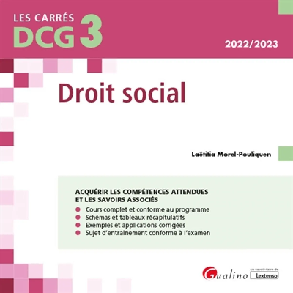 Droit social : DCG 3, 2022-2023 État correct - 20,26 € Droit social : DCG 3, 2022-2023 État correct N/A (Il ne s'agit pas d'une marque reconditionné disponible sur Rue du Commerce Seconde Vie