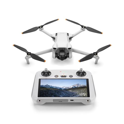 Drone Dji Mini 3 avec télécommande écran intégré Gris État correct DJI reconditionné disponible sur Fnac