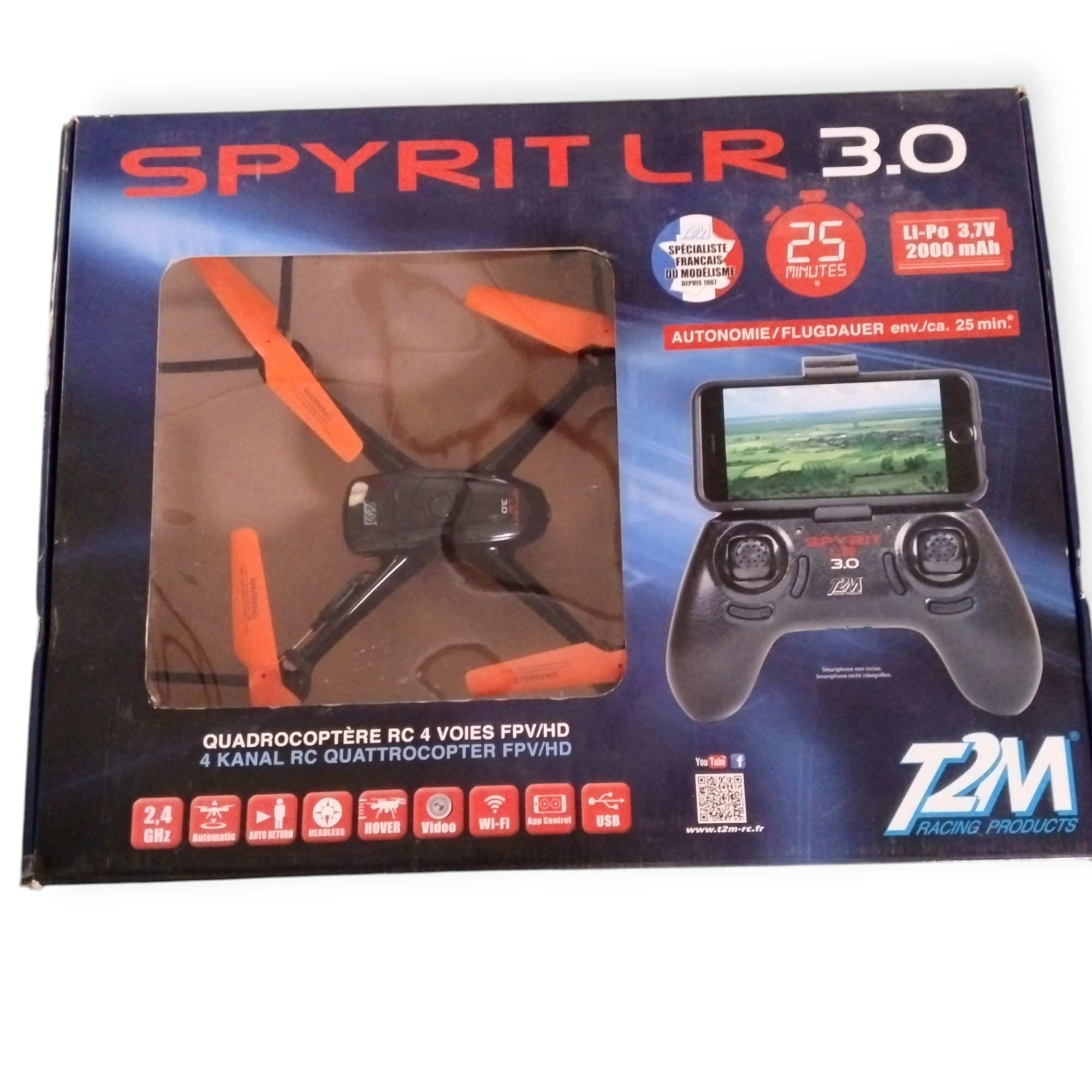Voir photo 5 de Drone spirit LR 3.0 T2M Drone spirit LR 3.0 T2M Parfait état reconditionné photo 5