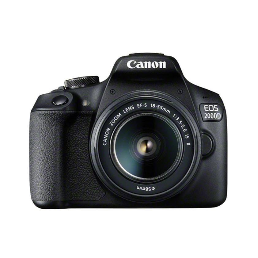 Voir photo 1 de DSLR - Canon EOS 2000D - Noir + objectif Canon EF-S 18-55mm f/3.5-5.6 IS II | Dero DSLR - Canon EOS 2000D - Noir + objectif Canon EF-S 18-55mm f/3.5-5.6 IS II Reconditionné Canon reconditionné | Dero