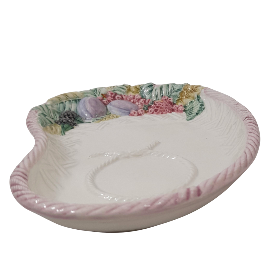 Voir photo 6 de Duo d'Assiettes à Déjeuner Vintage en Céramique Émaillée - Barbotine Duo d'Assiettes à Déjeuner Vintage en Céramique Émaillée - Barbotine Parfait état reconditionné photo 6