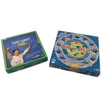 Duo de jeux de société football vintage – Culture et stratégie pour passionnés du ballon rond Bon état - 15,20 € Duo de jeux de société football vintage – Culture et stratégie pour passionnés du ballon rond Bon état reconditionné disponible sur Label Emmaüs