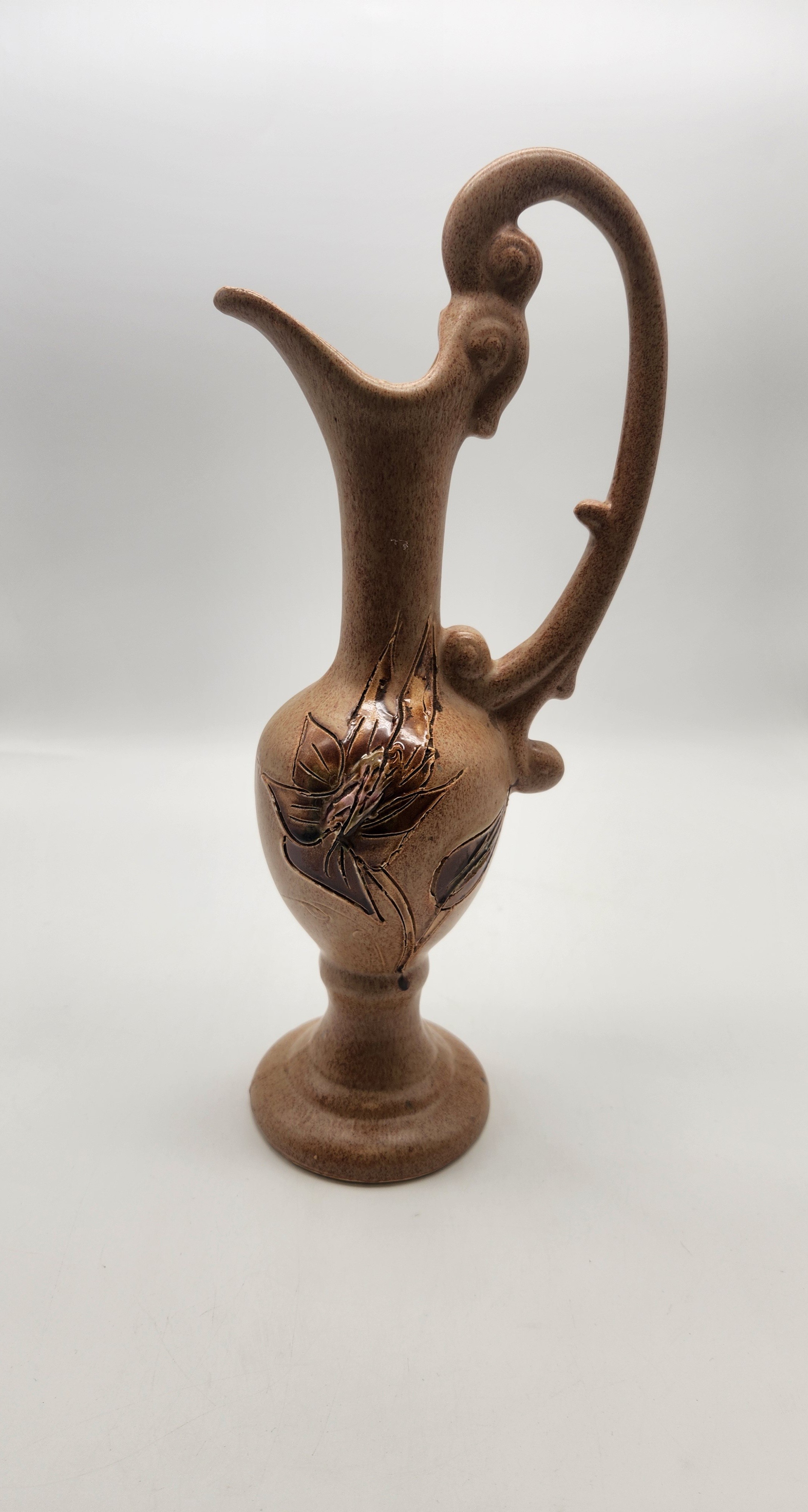 Voir photo 2 de Duo de vase soliflore style Vallauris en céramique vintage Duo de vase soliflore style Vallauris en céramique vintage Très bon état reconditionné photo 2